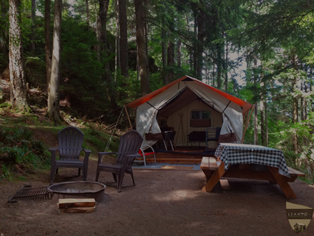 LEANTO Moran State Park Glamping Site 5