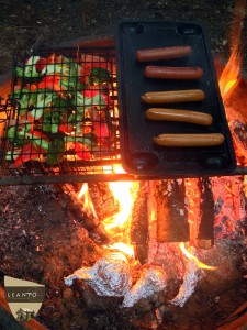 LEANTO Moran State Park Campfire Cooking