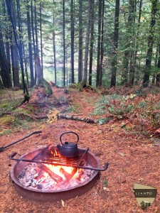 LEANTO Washington State Glamping Campfire