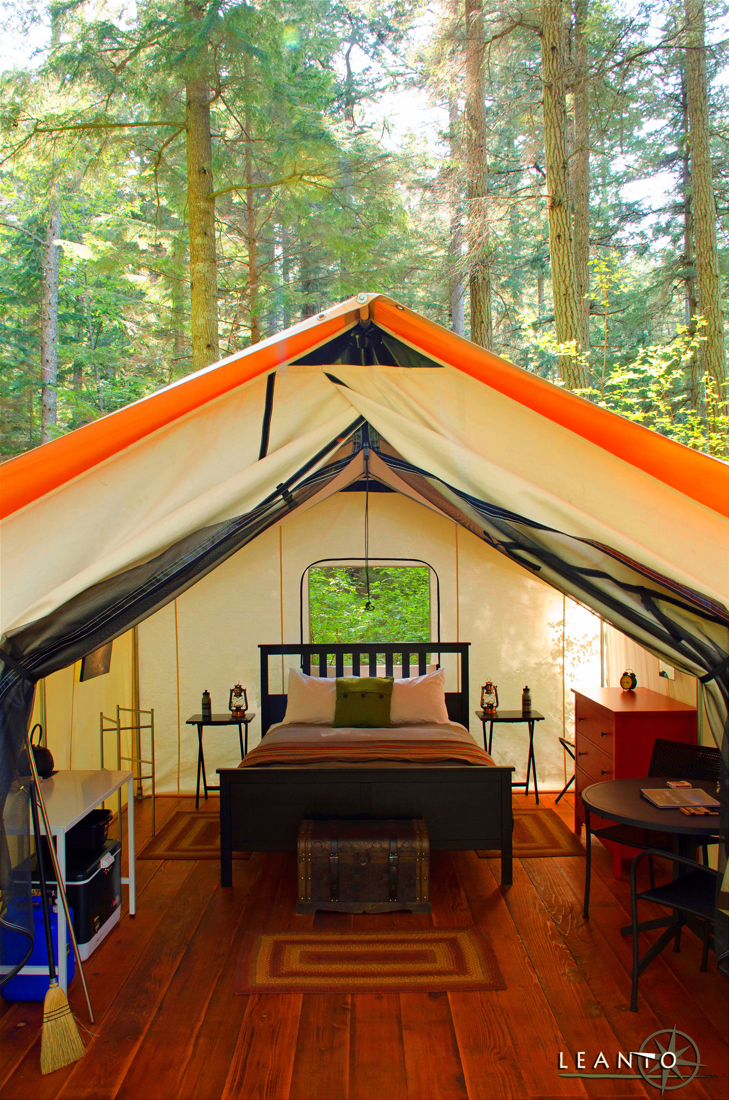 LEANTO Moran State Park Glamping Luxury Camping Orcas Island