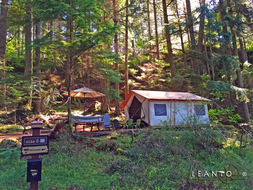 LEANTO Moran State Park Glamping Take your time.