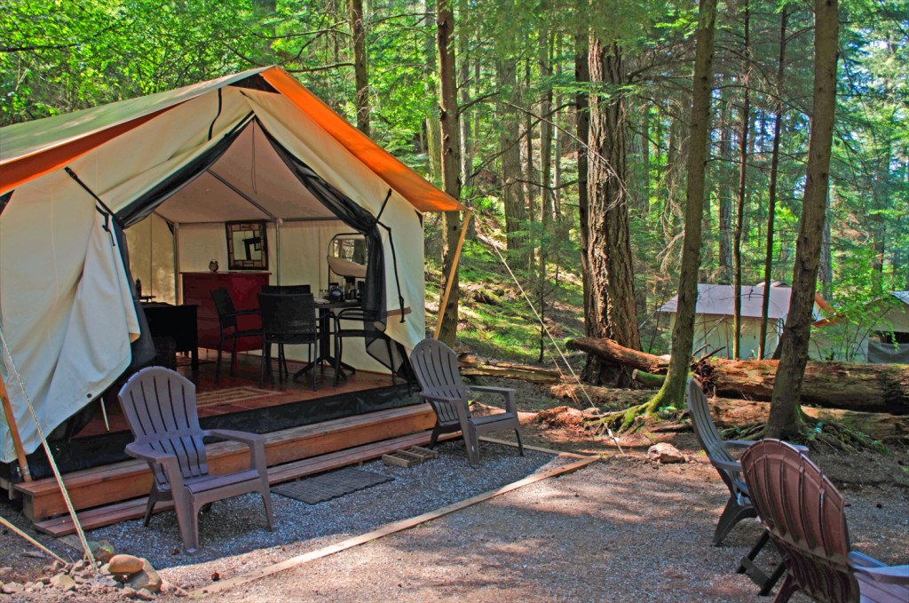 LEANTO Moran State Park Glamping Tent