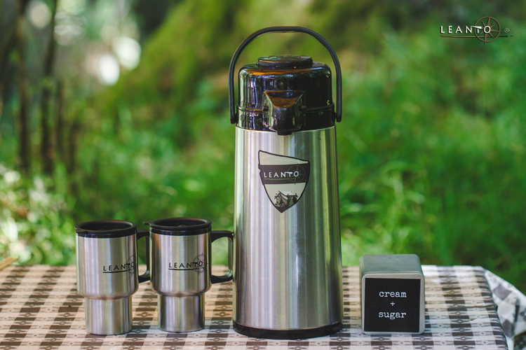 LEANTO Glamping Morning Coffee