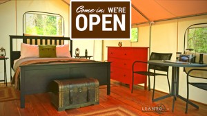 LEANTO Moran State Park Glamping Season is Open