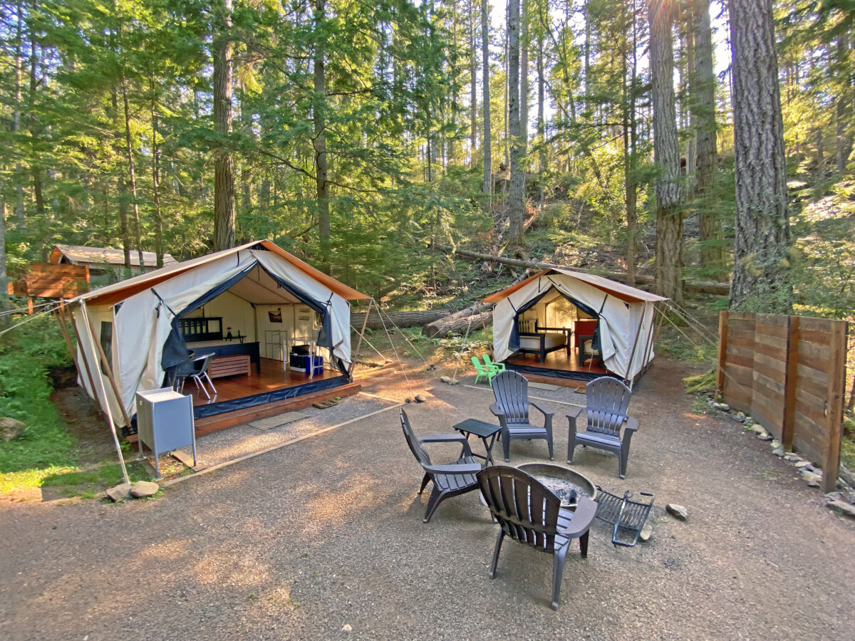 LEANTO Moran State Park Camping Platform Tent Site 6