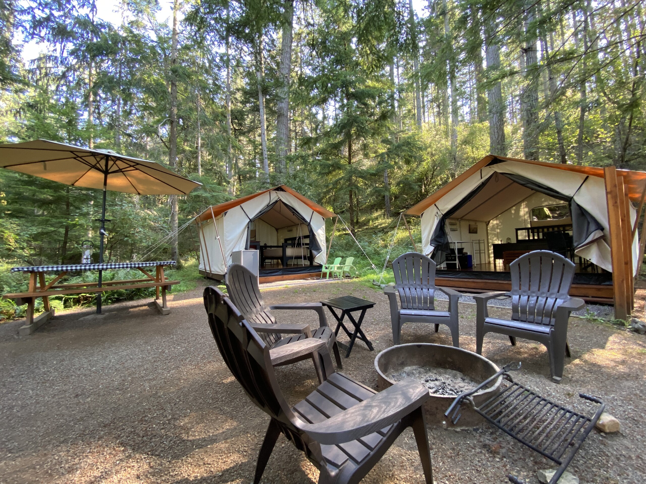 LEANTO Moran State Park Camping Platform Tent Site 7