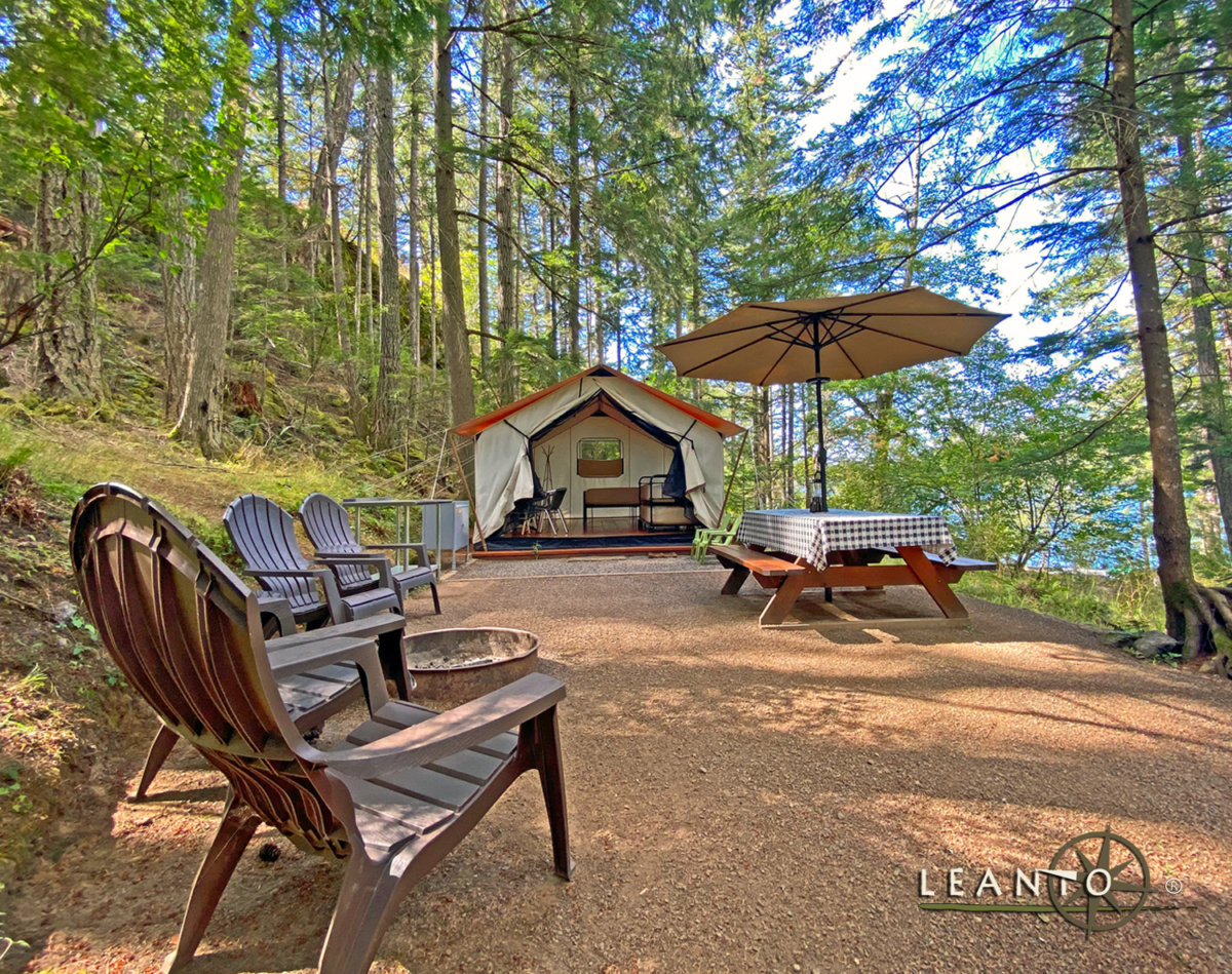 LEANTO Moran State Park Camping Platform Tent Site 5