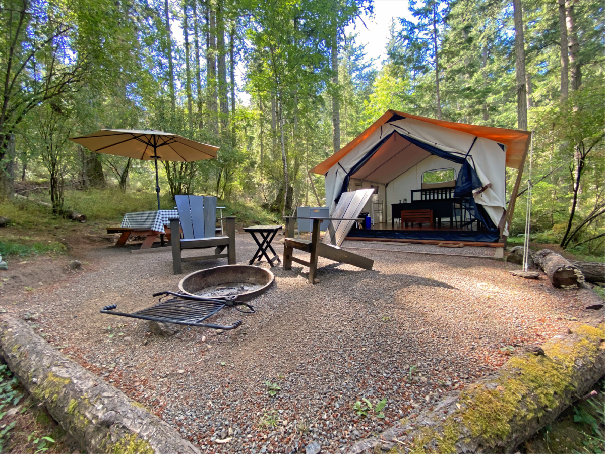LEANTO Moran State Park Camping Platform Tent Site 4